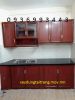 thi công tủ bếp nhôm vân gỗ - anh 1 thi công tủ bếp nhôm vân gỗ - anh 1