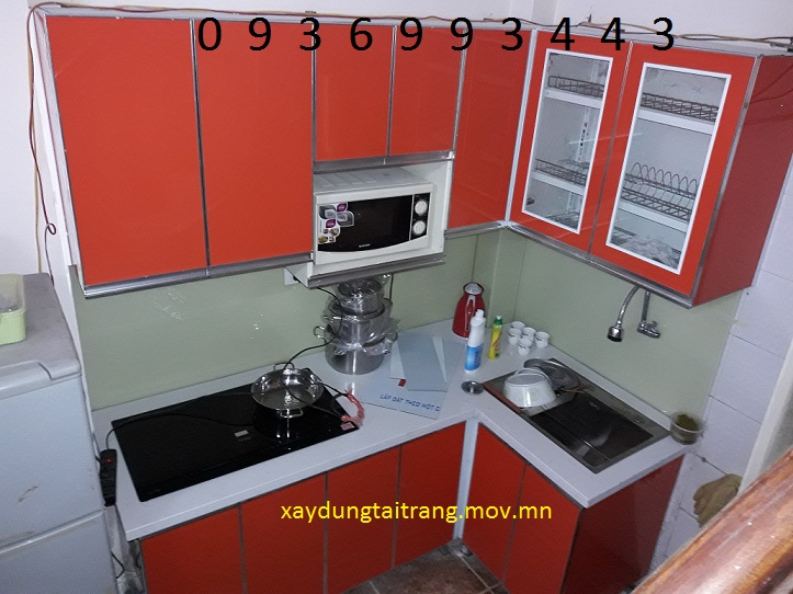 tủ bếp Acrylic chữ L tủ bếp Acrylic chữ L