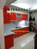 Tủ bếp nhôm cánh Acrylic chữ L - anh 1 Tủ bếp nhôm cánh Acrylic chữ L - anh 1