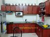mẫu tủ bếp nhôm vân gỗ chữ L - anh 1 mẫu tủ bếp nhôm vân gỗ chữ L - anh 1