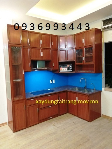 thiết kế tủ bếp nhôm vân gỗ đẹp thiết kế tủ bếp nhôm vân gỗ đẹp
