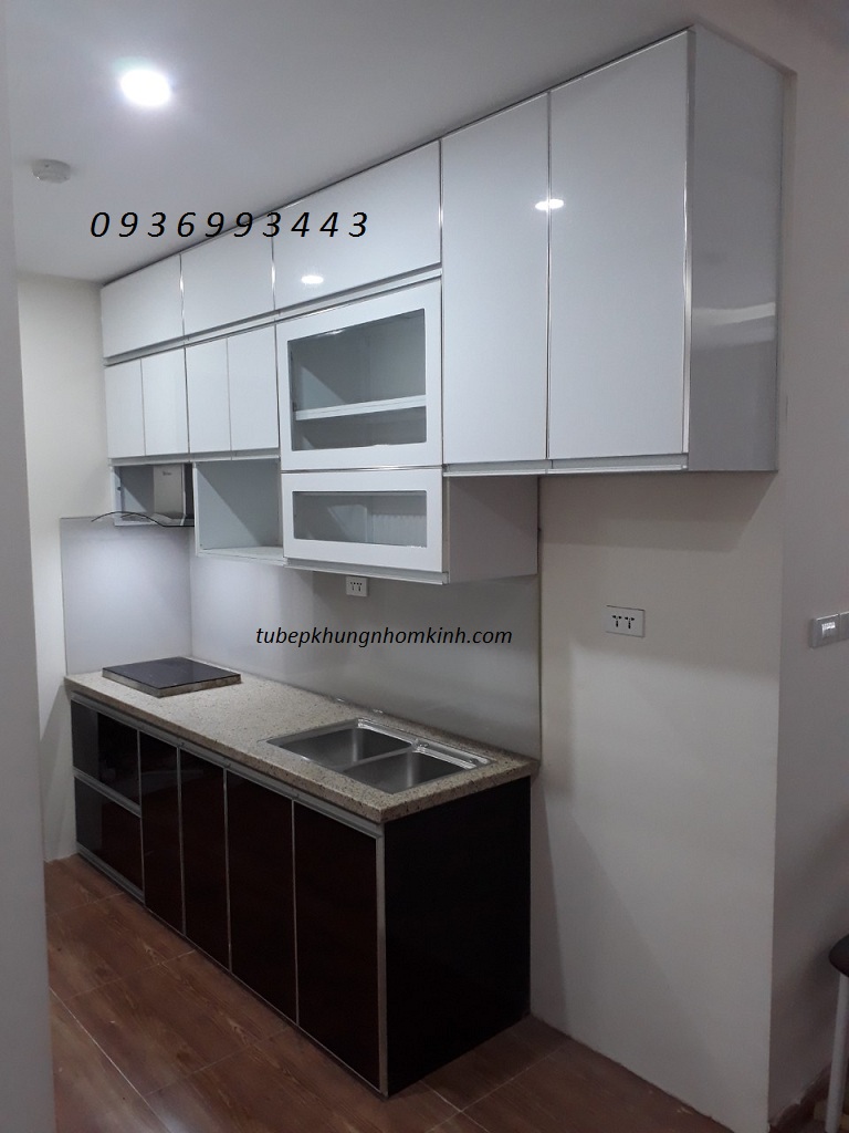 tủ bếp nhôm acrylic tủ bếp nhôm acrylic