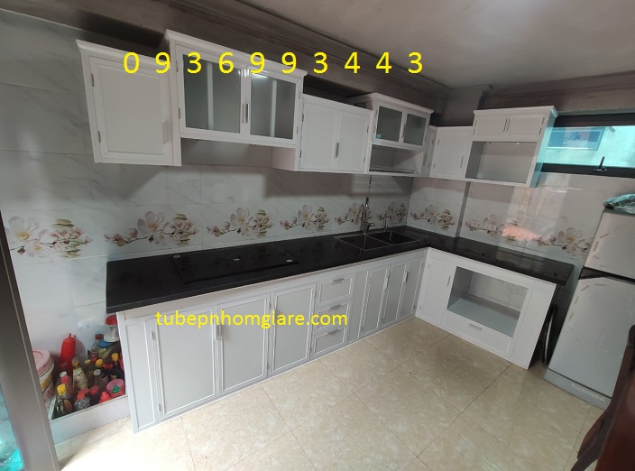 mẫu tủ bếp nhôm mẫu tủ bếp nhôm