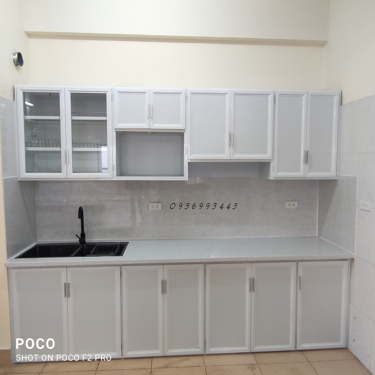 tủ bếp nhôm kính tủ bếp nhôm kính