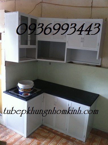 tủ bếp nhôm sơn tĩnh điện tủ bếp nhôm sơn tĩnh điện