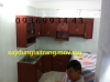 thi công tủ bếp nhôm vân gỗ - anh 1 thi công tủ bếp nhôm vân gỗ - anh 1