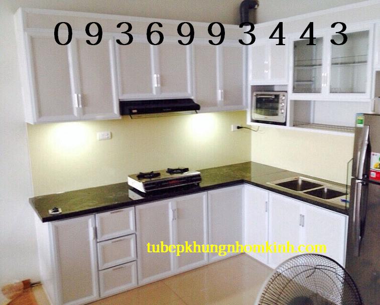 tủ bếp nhôm sơn tĩnh điện tủ bếp nhôm sơn tĩnh điện