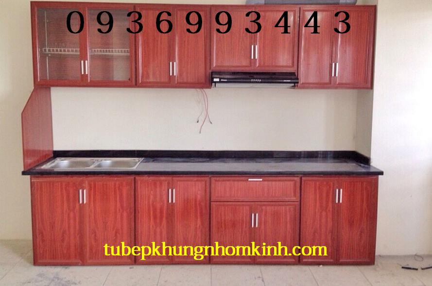 thiết kế tủ bếp nhôm vân gỗ thiết kế tủ bếp nhôm vân gỗ