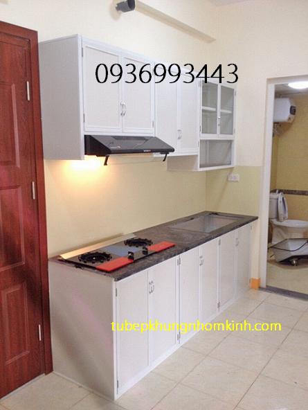 tủ bếp nhôm kính tủ bếp nhôm kính