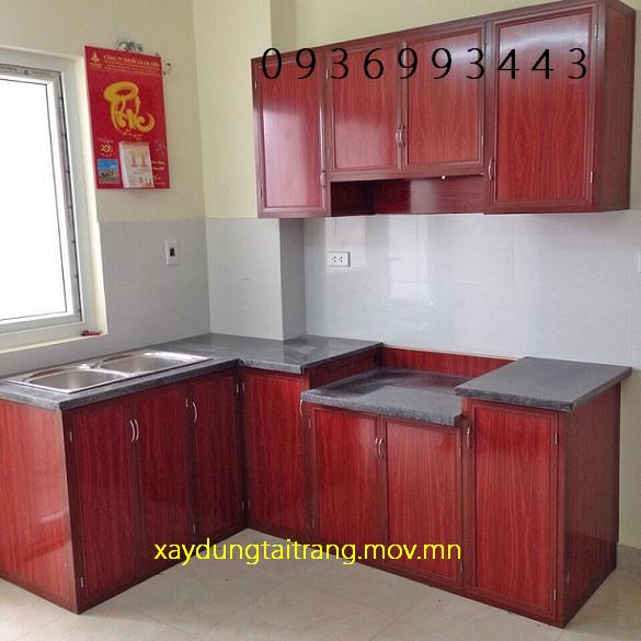 tủ bếp nhôm vân gỗ đẹp tủ bếp nhôm vân gỗ đẹp