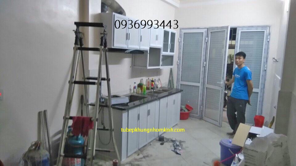 thiết kế tủ bếp sơn tĩnh điện chữ I thiết kế tủ bếp sơn tĩnh điện chữ I