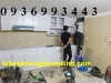 tủ bếp khung nhôm kính sơn tĩnh điện trắng sứ - anh 1 tủ bếp khung nhôm kính sơn tĩnh điện trắng sứ - anh 1