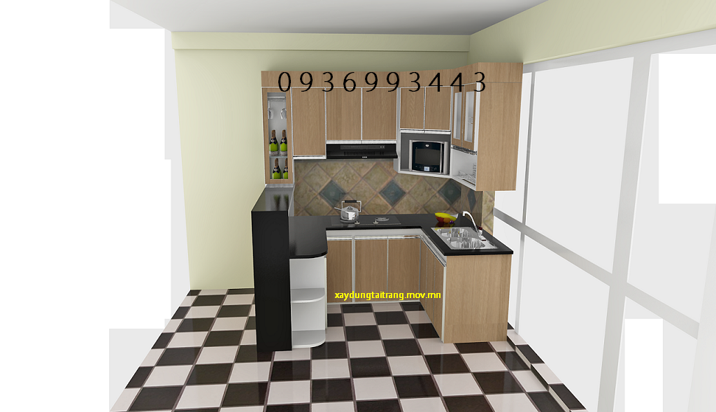 thiet ke tu bep nhom canh Laminate dep thiet ke tu bep nhom canh Laminate dep