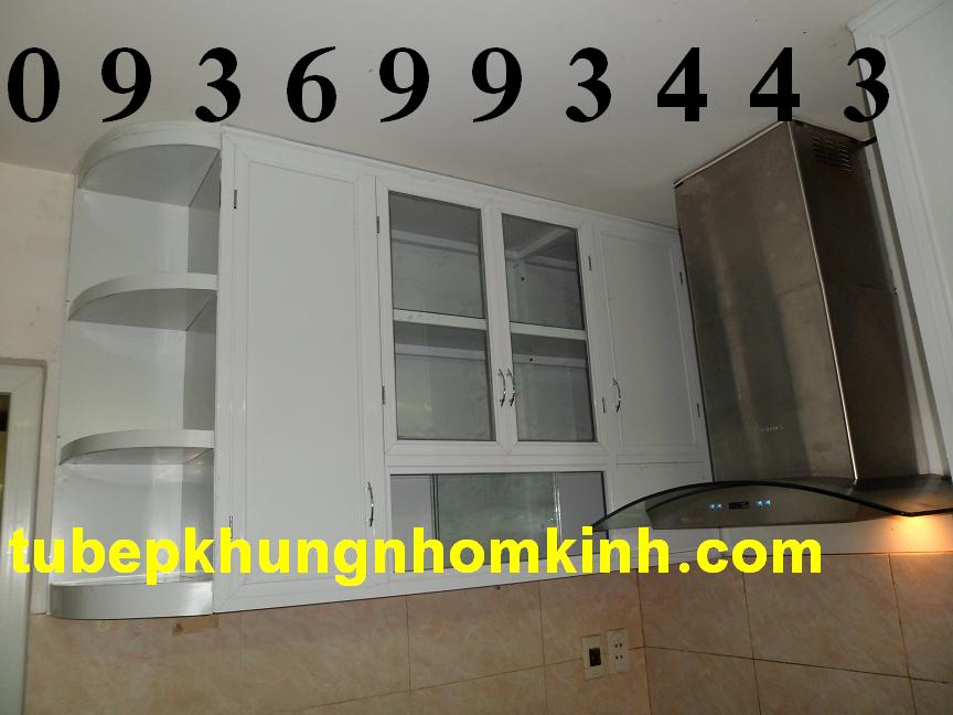 tủ bếp nhôm kính tủ bếp nhôm kính