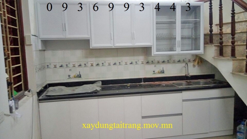 tủ bếp nhôm kính tủ bếp nhôm kính