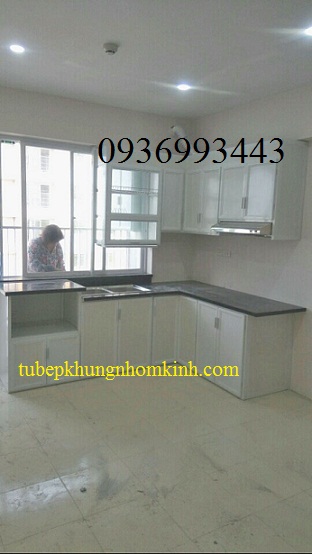 tủ bếp nhôm sơn tĩnh điện tủ bếp nhôm sơn tĩnh điện