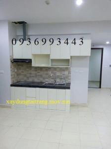 mẫu tủ bếp gỗ nhựa đẹp