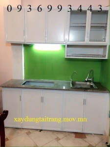 tu bep nhom son tinh dien