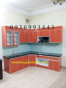 mẫu tủ bếp Acrylic đẹp