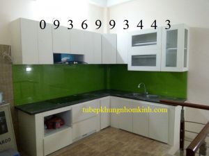 thi công tủ bếp gỗ nhựa đẹp