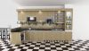 tủ bếp nhôm cánh laminate - anh 1