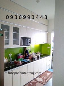 tủ bếp laminate