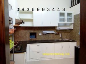 mẫu tủ bếp gỗ nhựa đẹp