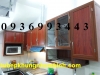 tủ bếp khung nhôm kính - anh 1