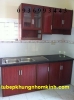 tủ bếp nhôm vân gỗ - anh 1