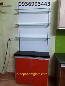 mẫu tủ bếp Acrylic