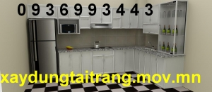Nhận làm tủ bếp nhôm kính giá rẻ