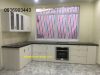 mẫu tủ bếp nhôm cánh gỗ nhựa - anh 1