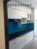 tủ bếp nhôm cánh Acrylic - anh 1