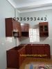 mẫu tủ bếp nhôm vân gỗ - anh 1