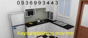 thi công tủ bếp nhôm kính giá rẻ