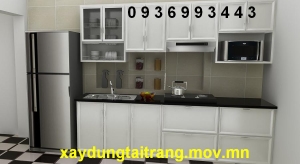 Thiết kế tủ bếp nhôm kính chuyên nghiệp