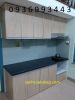 tủ bếp nhôm cánh Lamianate - anh 1