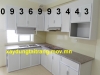Vị trí để lò nướng ,lò vi sóng trong bộ tủ bếp nhôm kính - anh 1