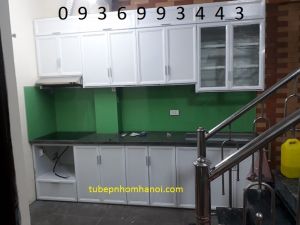 tủ bếp nhôm