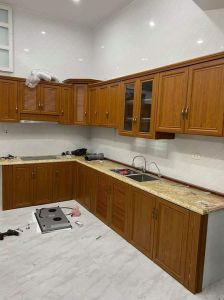 tủ  bếp nhôm nội thất Xingfa