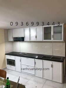 tủ bếp nhôm