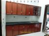 thi công tủ bếp nhôm vân gỗ - anh 1