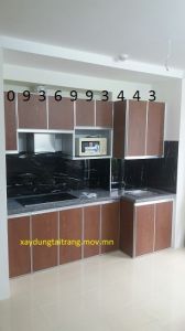 tu bep nhom canh he Zang Lee PVC phu van go