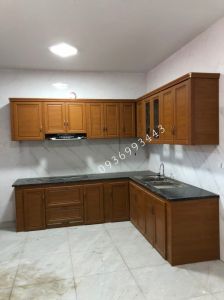 Tủ bếp nhôm hệ nội thất cao cấp Xingfa Việt Nam