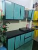 tủ bếp cánh kính mầu - anh 1