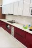 tủ bếp nhôm cánh kính tràn viền - anh 1