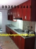 Tủ bếp nhôm vân gỗ - anh 1