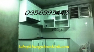 tu bep nhom son tinh dien dep