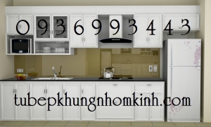 thi cong tu bep nhom son tinh dien