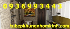 Tủ bếp nhôm cho phòng bếp hiện đại